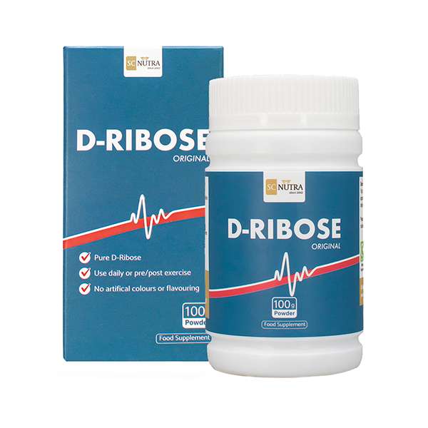 High Energy D-Ribose poudre SC Nutra avec boite