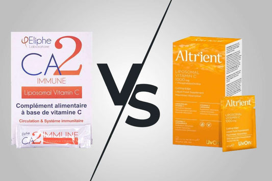 Comparatif vitamine C liposomale Eliphe vs Altrient