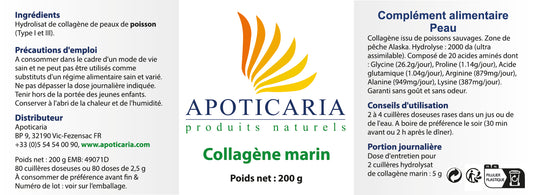 Collagene marin Apoticaria