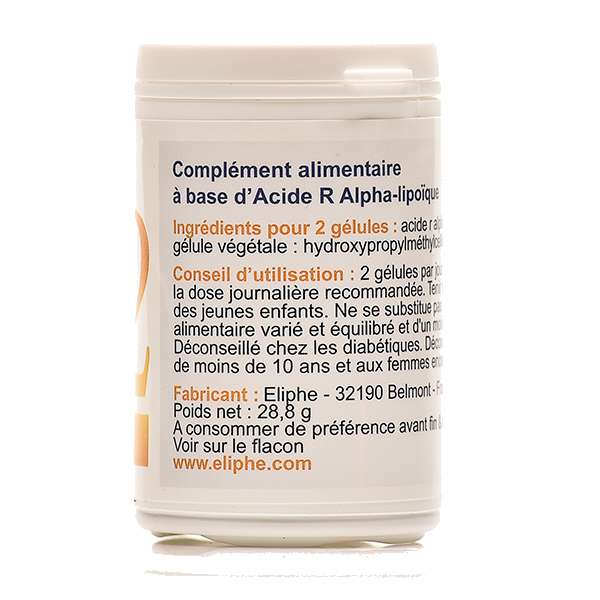 Eliphe CA12 Alphaphyt - Acide R alpha lipoique