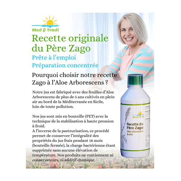 pourquoi Aloé Arborescens Pere Zago  500 ml